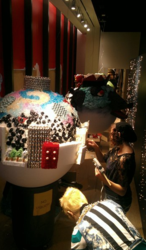 SLCC Fashion Institute Holiday Display